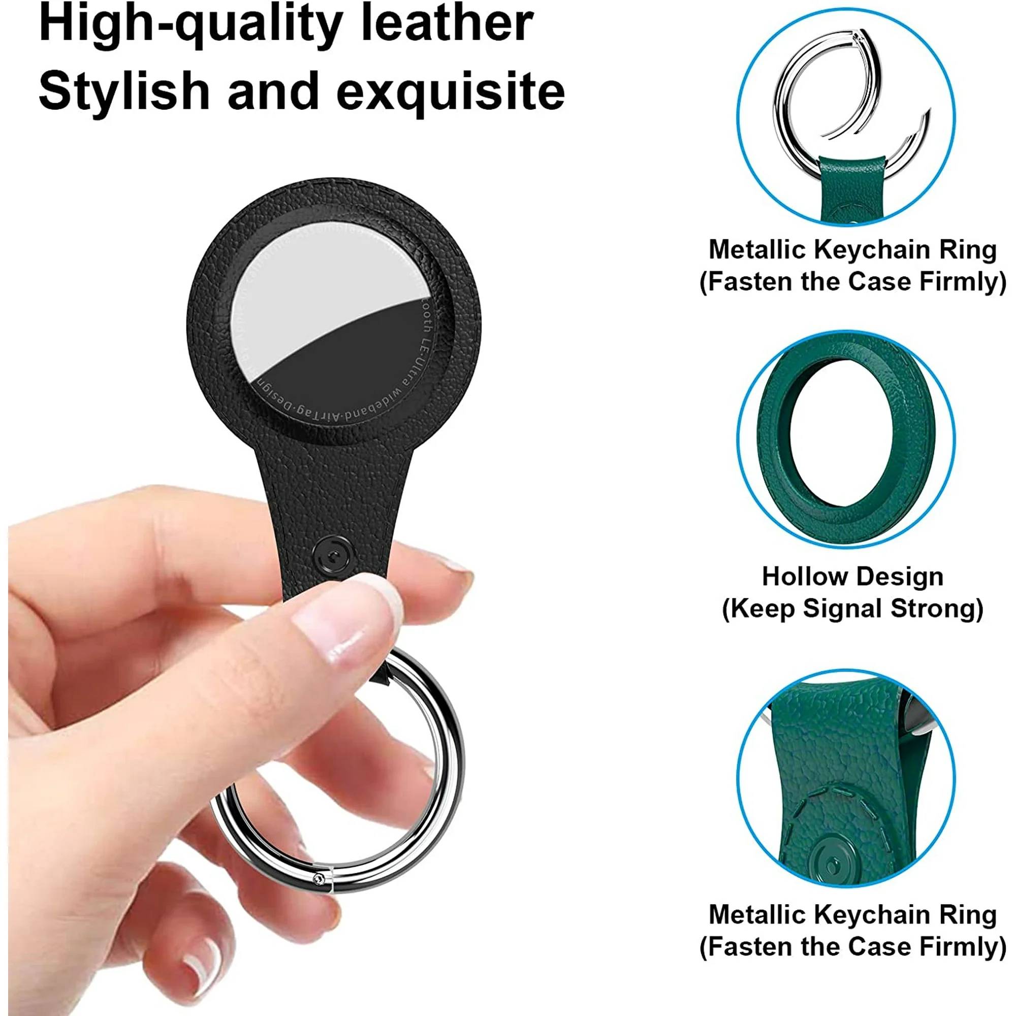 ✅ The AirTags case designed compatible with Apple AirTag 2021



✅ The AirTags case 4 packs are 4 different color combinations compatible with the Apple AirTag keychain to make your life more colorful.



✅ The AirTag cover bumper is compatible with your delicate AirTag. The AirTag keychain is made of silicone material, which could provide a stronger buffer when bumps or drops to fully protect your Air Tags.



✅ The airtag keychain is made of waterproof silicone material, water wash quick dry easy to clean.



✅ The exposed hole design is very conducive to signal transmission and humanized installation. Simply insert your label into the silicone sleeve. A precise cut-out shows the original logo of the brand.