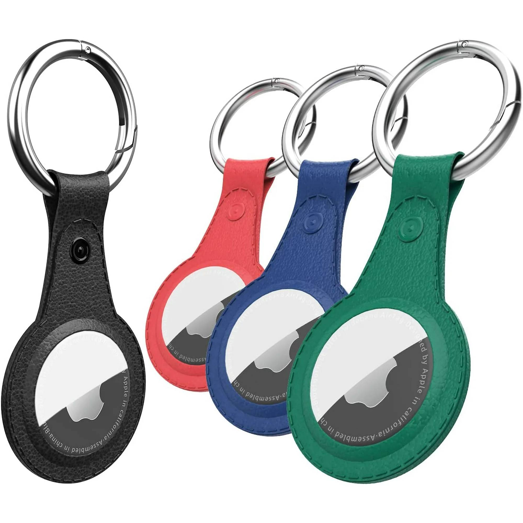 ✅ The AirTags case designed compatible with Apple AirTag 2021



✅ The AirTags case 4 packs are 4 different color combinations compatible with the Apple AirTag keychain to make your life more colorful.



✅ The AirTag cover bumper is compatible with your delicate AirTag. The AirTag keychain is made of silicone material, which could provide a stronger buffer when bumps or drops to fully protect your Air Tags.



✅ The airtag keychain is made of waterproof silicone material, water wash quick dry easy to clean.



✅ The exposed hole design is very conducive to signal transmission and humanized installation. Simply insert your label into the silicone sleeve. A precise cut-out shows the original logo of the brand.