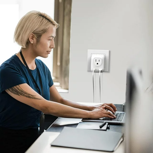 ✅Juyafio one pack universal travel adapter: The European travel plug adapter turns one European Type C socket into 1 standard American outlets & 1 USB and 1 USB C charging ports, Max Capacity Up to 3750 Watt (max 250 Volt, 15 A); 1 USB Ports can charge up to 2.4A, USB C charge up to 3A, owing you charge 4 devices simultaneously.

✅Compatible in most European countries: such as Austria, Belgium, Croatia, Denmark, Finland, France, Germany, Spain, Turkey, Iceland, Italy, Israel, Switzerland, Amsterdam. ( NOTE: NOT WORK in UK/Ireland/Scotland).

✅This power plug adapter is small, compact and lightweight adaptor is perfect for travel, and it will fit tight to your devices and won't fall out.

✅Multi-purpose usage: quality electric adapter plugs can be used to charge smartphones, power banks, Bluetooth speakers, laptops, tablets and etc.

SPECIFICATION:
Travel Plug Adapter with USB ;
Rated input Power: 3750W- 15A , 250V ;
USB Total Output: 2.4A Max ;
Material: PC+ABS Flame ;
Dimensions: 3.03 x 2.99 x 2.4 inch (L*W*H) ;
Product Weight: 90.72g ;

PACKAGE INCLUDE:
1 X Travel Plug