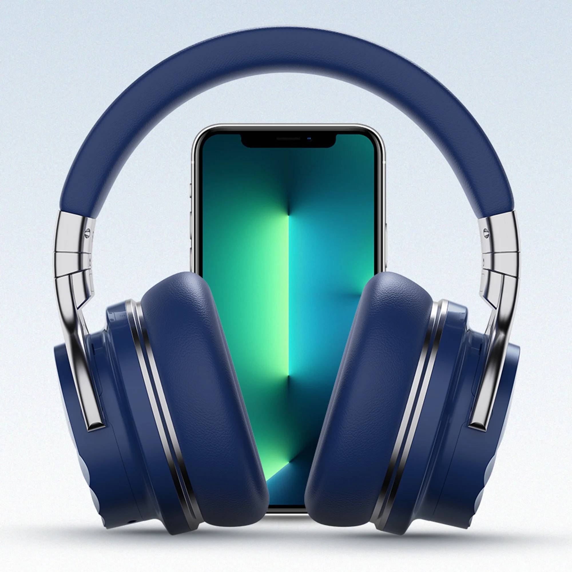 delpattern Bluetooth headphones are wireless, noise-canceling over-ear headphones with a built-in microphone. It's suitable for kids, gym use, and gaming.

⭐【All day play】: Enjoy up to 30HRS of listening time.
⭐【High quality call】: Hi-Res audio, stereo sound quality provide high quality call performance and enhanced voice clarity, great sound.
⭐【Easy to use】: Easily pair your device with one touch via Bluetooth.
⭐【Active Noise Canceling】: Premium active noise cancelling technology for a completely new listening experience.
⭐【Designed for comfort】: Made of durable and skin-friendly premium material and soft foam cushions, it's adjustable and comfortable to wear, allowing you to lose yourself in your travel, work or anywhere in between.

Specifications:
Item weight: 0.89lbs.
Material: ABS, Silicone
Frequency: 2400-2483.5MHz
Noise reduction depth: 22dB-3dB
Bluetooth: 5.0
Bluetooth protocol: HSP/HFP/A2DP/AVRCP
RF Power: +6dB
Battery life: Approximately 30h
Charging port: Micro USB
Charging time: 2H
Battery capacity: 500MA